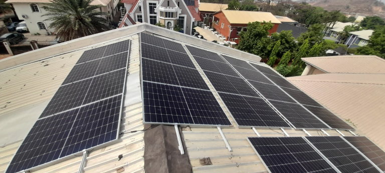 Office solar rooftop, Maitama, Abuja, Nigeria