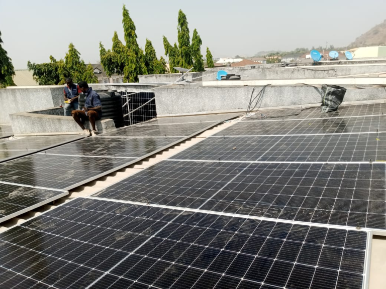 Residential solar rooftop, Apo, Abuja, Nigeria